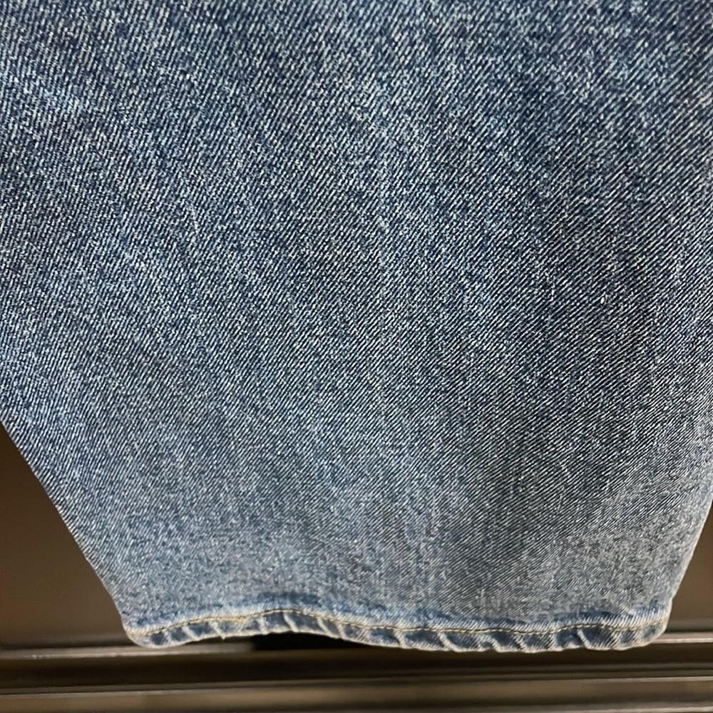 Wrangler premium denim men’s straight jeans in size 44x 30 - Picture 4 of 5